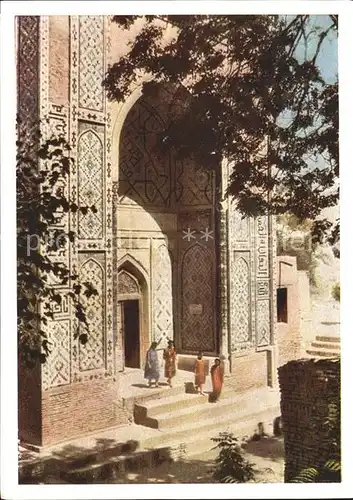 Samarkand Shah Zindeh Eingangsportal Kat. Samarkand