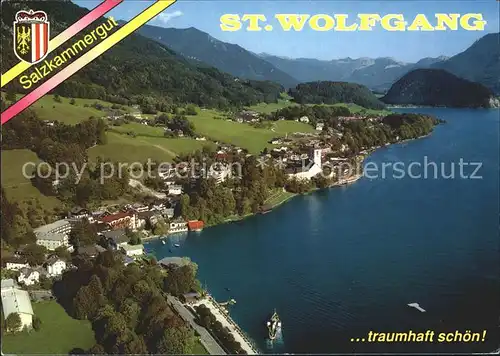 St Wolfgang Salzkammergut Fliegeraufnahme Kat. St. Wolfgang im Salzkammergut