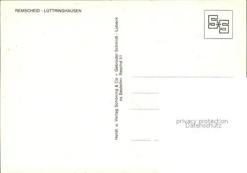 Luettringhausen  Kat. Remscheid