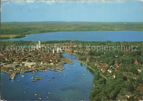 Eckernfoerde Fliegeraufnahme Hafen Kat. Eckernfoerde