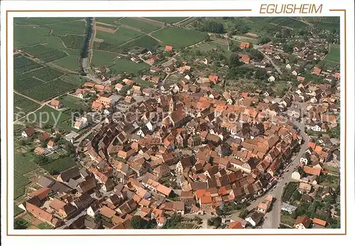 Eguisheim Haut Rhin Fliegeraufnahme Kat. Eguisheim