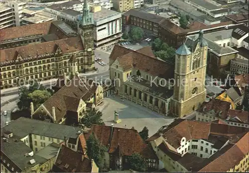 Braunschweig Fliegeraufnahme Burgplatz Rathaus Kat. Braunschweig