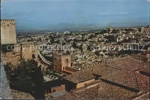 Granada Andalucia Blick von Alhambra Kat. Granada