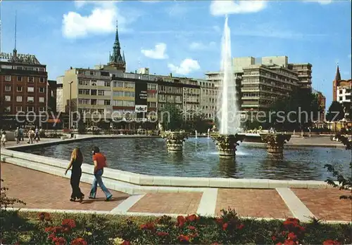 Braunschweig Schlosspark Bohlweg und Rathaus Kat. Braunschweig