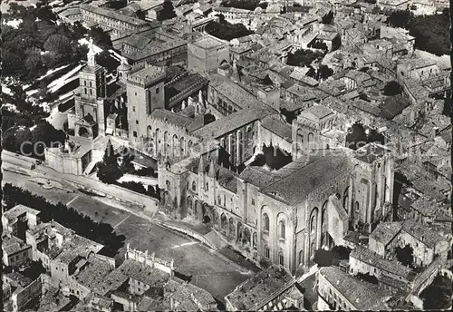 Avignon Vaucluse Fliegeraufnahme Palais des Papes Kat. Avignon