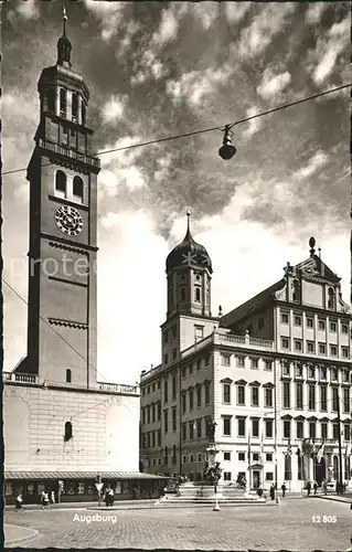 Augsburg Kirchturm Kat. Augsburg