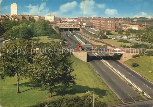 Duisburg Ruhr Haupbahnhof Stadtautobahn / Duisburg /Duisburg Stadtkreis