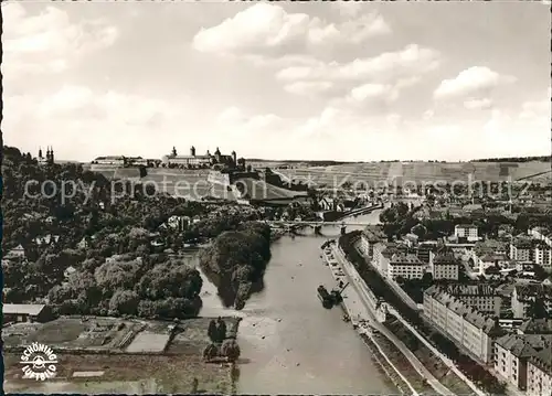 Wuerzburg Fliegeraufnahme Kat. Wuerzburg