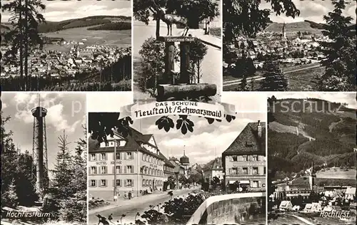 Neustadt Titisee Hochfirstturm Hotel Krone Brunnen Hochfirst Kat. Titisee Neustadt