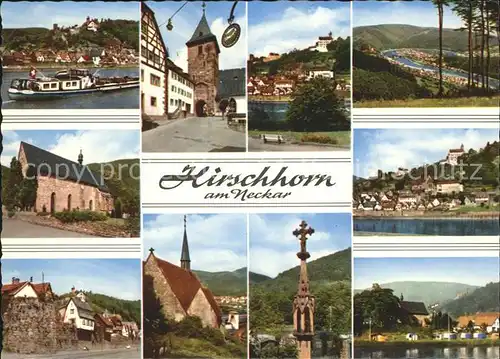 Hirschhorn Neckar Kirche Schiff Teilasnsichten Kat. Hirschhorn (Neckar)