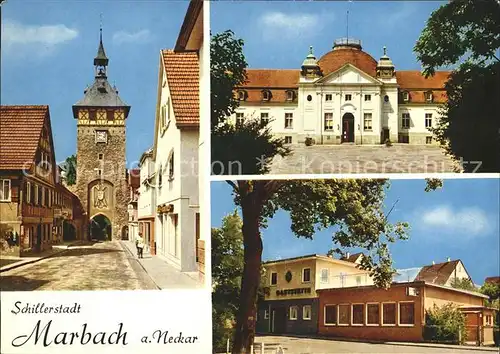 Marbach Neckar Tor Gaststaette  Kat. Marbach am Neckar
