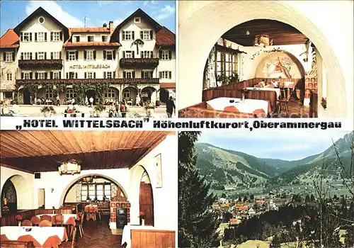 Oberammergau Hotel Wittelsbach  Kat. Oberammergau