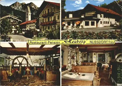 Nussdorf Inn Restaurant Pension Heuberg Kat. Nussdorf a.Inn