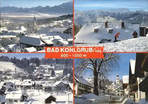 Bad Kohlgrub Teilansichten Ski Kirche Kat. Bad Kohlgrub