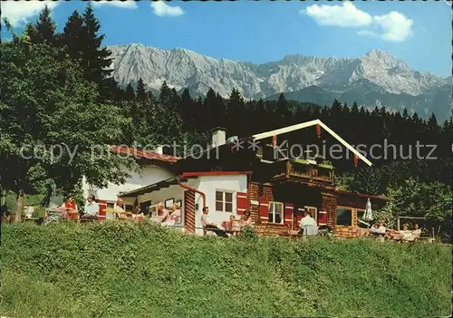 Garmisch Partenkirchen Bergwirtschaft Gamshuette Kat. Garmisch Partenkirchen