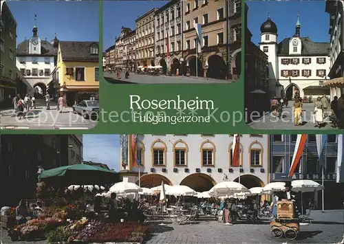 Rosenheim Bayern Fussgaengerzone Kat. Rosenheim