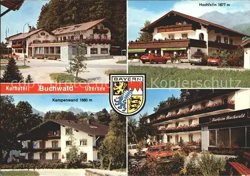 Feldwies Kurhotel Buchwald Kampenwand Hochfelln Kat. uebersee Chiemsee