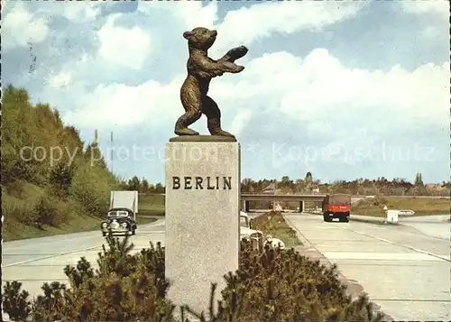 Berlin Autobahn Einfahrt  Kat. Berlin