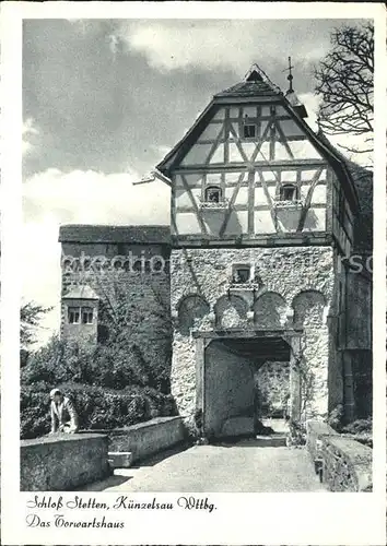 Kuenzelsau Schloss Stetten Torwartshaus Kat. Kuenzelsau