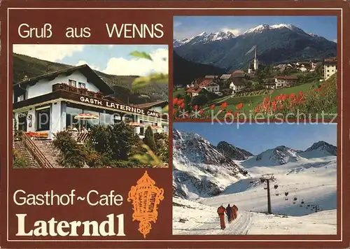 Wenns Pitztal Tirol Gasthof Cafe Laterndl Sessellift Kat. Wenns