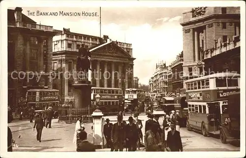 London Bank Mansion House Kat. City of London