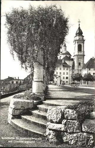 Solothurn St Ursenkathedrale Chantieranlagen Kat. Solothurn