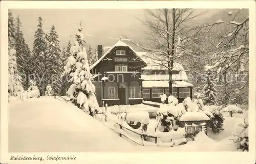 Waldbaerenburg Schaefermuehle Kat. Altenberg