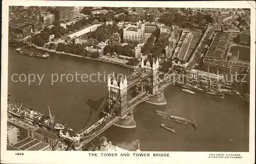 London Fliegeraufnahme Tower Tower Bridge Kat. City of London