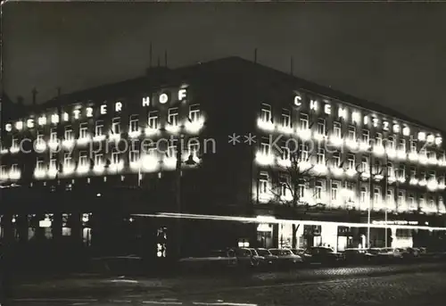 Karl Marx Stadt Interhotel Chemnitzer Hof Kat. Chemnitz