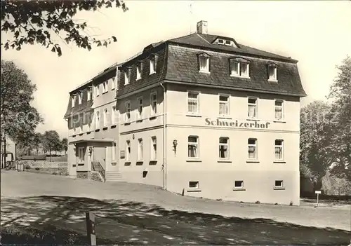 Clausnitz Schulungs Erholungszentrum Schweizerhof  Kat. Rechenberg Bienenmuehle