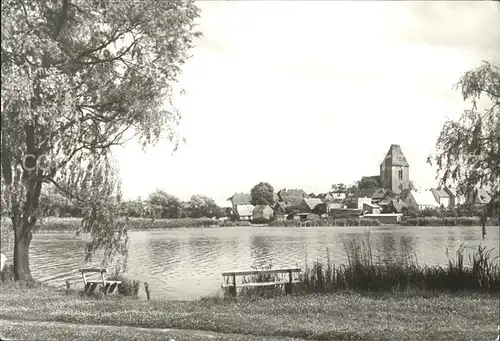 Crivitz Ludwigslust-Parchim Teich Ortsansicht / Crivitz /Parchim LKR