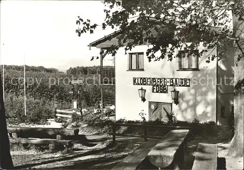 Friedrichsbrunn Harz Klobenbergbaude Kat. Friedrichsbrunn