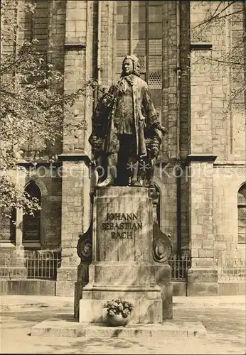 Leipzig Bach Denkmal Thomaskirche Kat. Leipzig