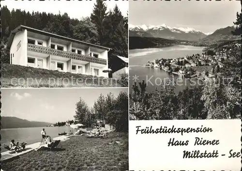 Millstatt Kaernten Fruehstueckspension Haus Riener Kat. Millstatt Millstaetter See