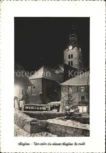 Megeve Un coin du Vieux Megeve la Noit Kat. Megeve