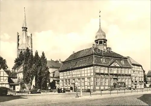 Grabow Mecklenburg Rathaus Kat. Grabow Mecklenburg