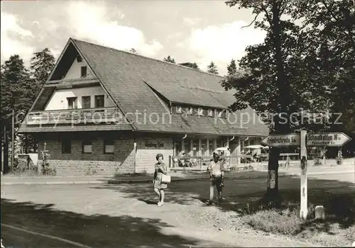 Friedrichroda Heuberghaus Rennsteig Kat. Friedrichroda