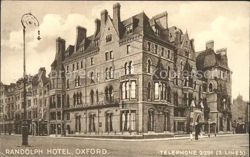 Oxford Oxfordshire Randolph Hotel  Kat. Oxford