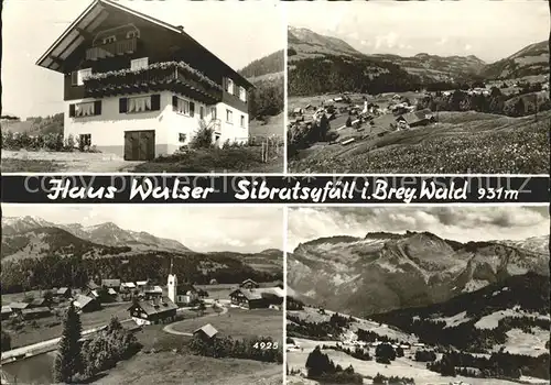 Sibratsgfaell Vorarlberg Haus Walser Ortsansichten Kat. Sibratsgfaell