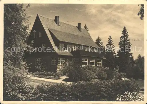 Waldidylle Haus Sonnenhof Kat. Altenberg