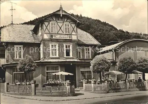 Sitzendorf Thueringen FDGB Erholungsheim Max Kirchner Kat. Sitzendorf Schwarzatal