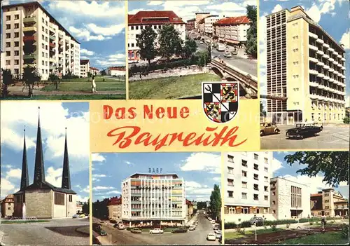 Bayreuth Kirche BASF Gebaeude Teilansichten Kat. Bayreuth