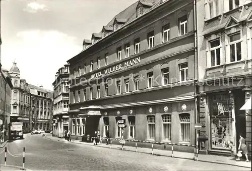 Annaberg Buchholz Erzgebirge Hotel Wilder Mann Kat. Annaberg