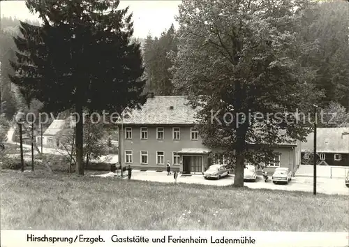 Hirschsprung Gaststaette Ferienheim Ladenmuehle Kat. Altenberg