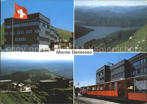 Monte Generoso Bergbahn Bergstation  Kat. Monte Generoso