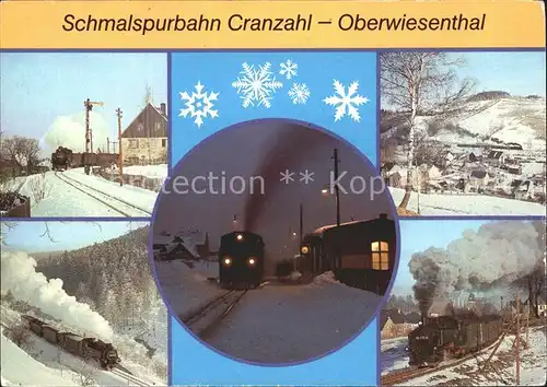 Cranzahl Schmalspurbahn Oberwiesenthal  Kat. Sehmatal