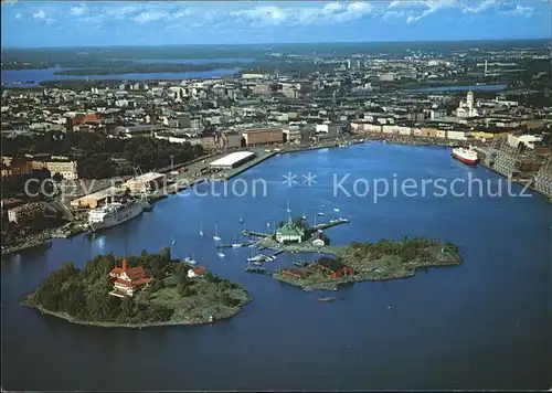 Helsinki Suedhafen Fliegeraufnahme Kat. Helsinki