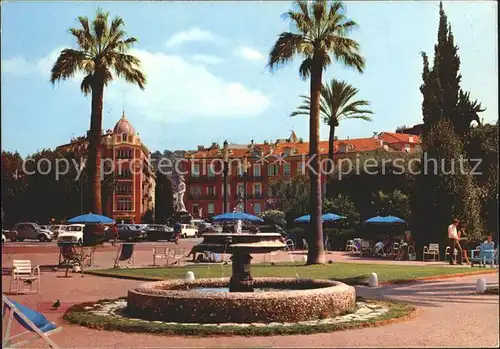 Nice Alpes Maritimes Au Soleil de la Cote Azur Place Massena Kat. Nice