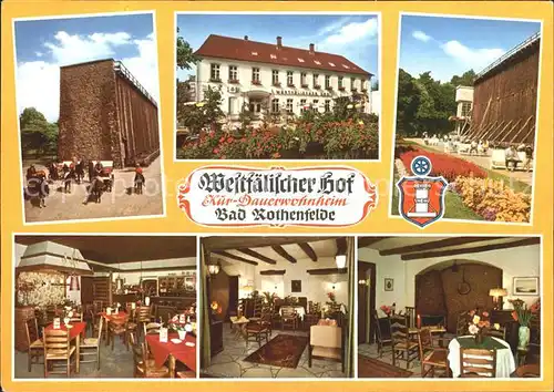 Bad Rothenfelde Westfaelischer Hof Kur Dauerwohnheim Kat. Bad Rothenfelde