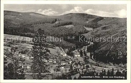 Luisenthal Blick vom Kienberg Kat. Luisenthal Thueringen